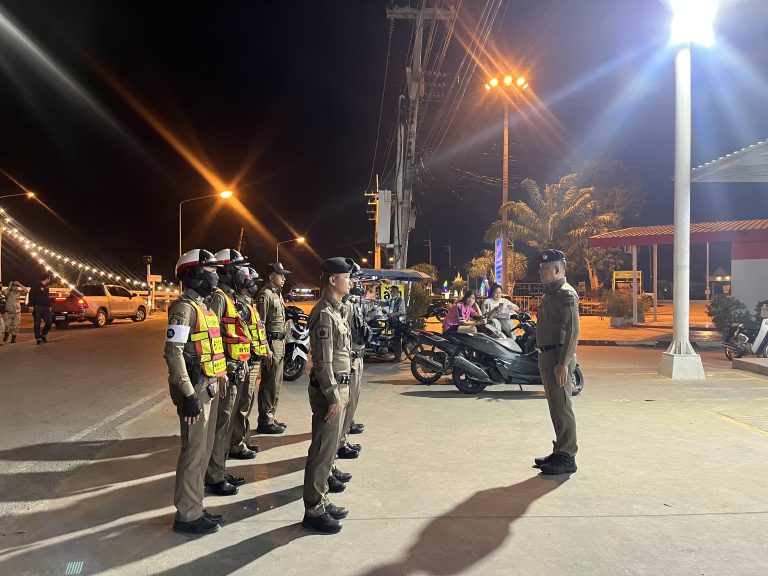 อบรมชี้แจงปล่อยแถวป้องกันปราบปราบอาชญากรรมรักษาความสงบเรียบร้อย การบังคับใช้กฎหมาย ช่วงเทศกาลปีใหม่ ประจำปี 2568